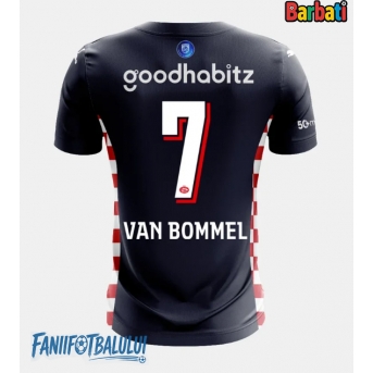 PSV Eindhoven Ruben van Bommel #7 Tricou Fotbal Replică 2025-26 Barbati Deplasare